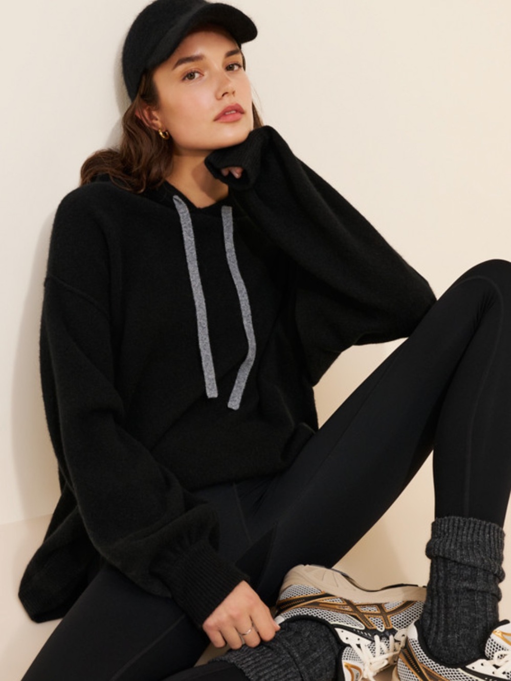 Free People Keep A Secret Cashmere Hoodie
